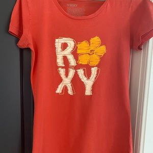 Roxy women’s orange tee size large